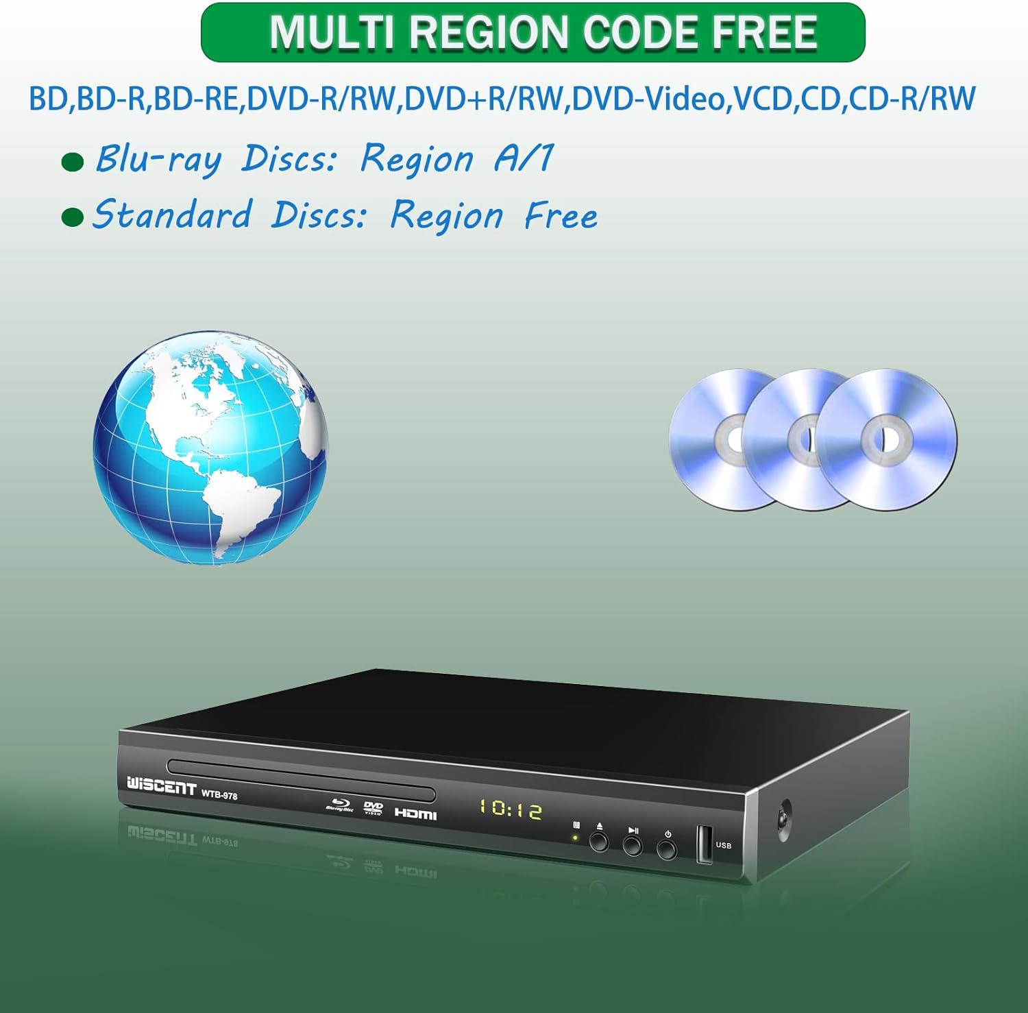WTB-978 Blu Ray DVD Player_WISCENT