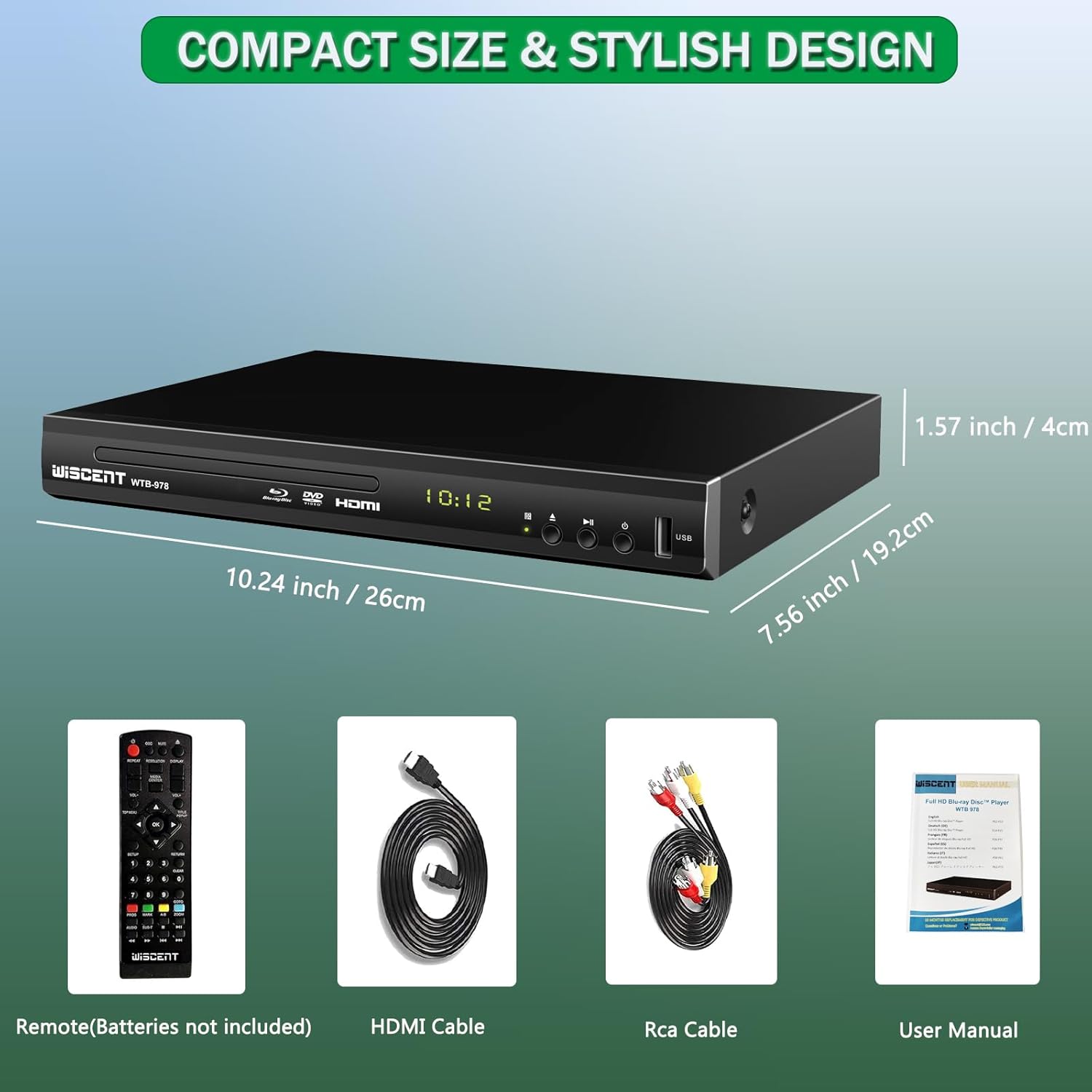 WTB-978 Blu Ray DVD Player_WISCENT