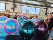 《異形充氣反光球,充氣鏡面球定制工藝 -