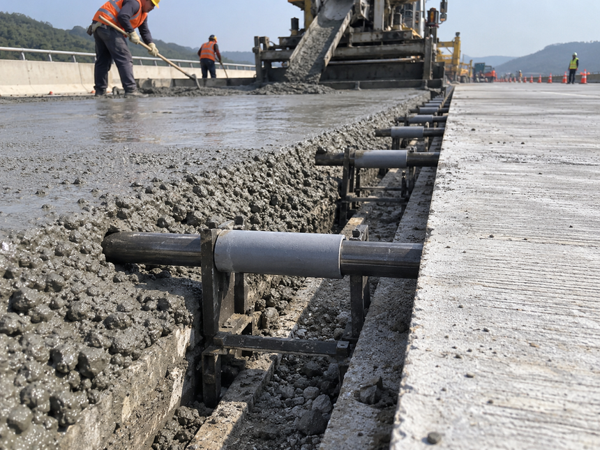 高速公路混凝土路面接缝传力杆安装应用 高速公路混凝土路面接缝传力杆安装应用