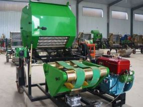 柴油動(dòng)力青貯打捆機(jī)包膜一體機(jī)