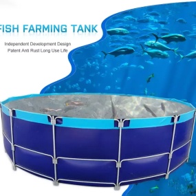 Hot-dip galvanized steel pipe support fish pond