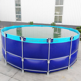 Hot-dip galvanized steel pipe support fish pond