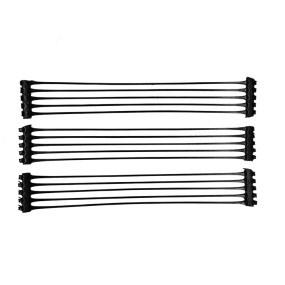 Unidirectional plastic geogrid