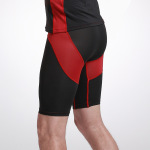 Men's body shaping and belly tightening bamboo carbon fiber sports pants with hip lifting