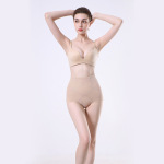 X-shaped mid rise post production anti curling plastic waistband ice silk high waistband tight pants