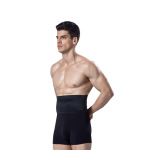 Men's High Waist Buckle Compression Waist and Abdominal Contraction Three way Pants