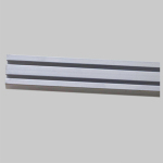 ALUMINUM HANGING GROOVE
