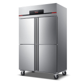 風(fēng)冷冰箱商用四門(mén)冰箱保鮮柜冷藏冷凍雙溫立