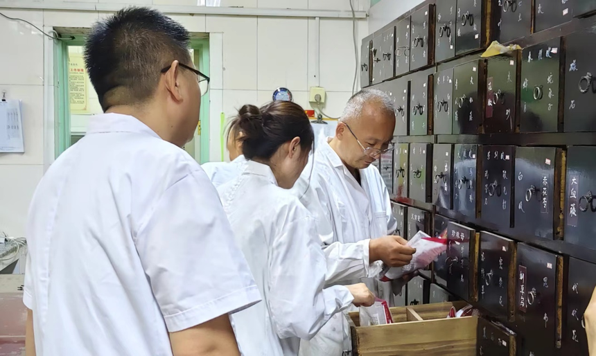 淄博市食品藥品研究院蒞臨(lin) 我院視察工作
