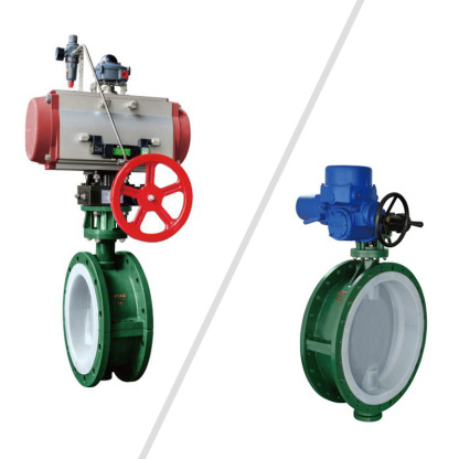 法蘭式襯氟蝶閥(中線(xiàn))