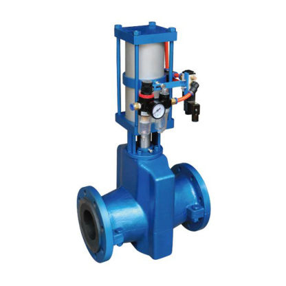 常開(kāi)型氣動(dòng)管夾閥