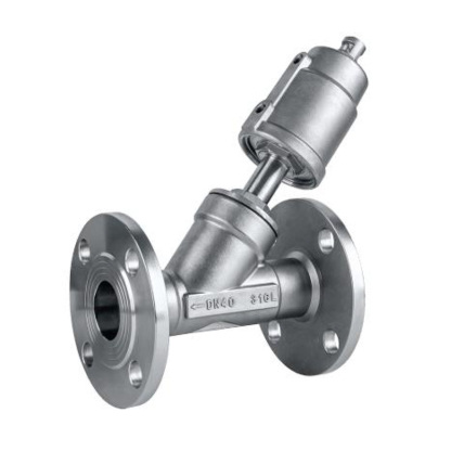 氣動(dòng)法蘭角座閥