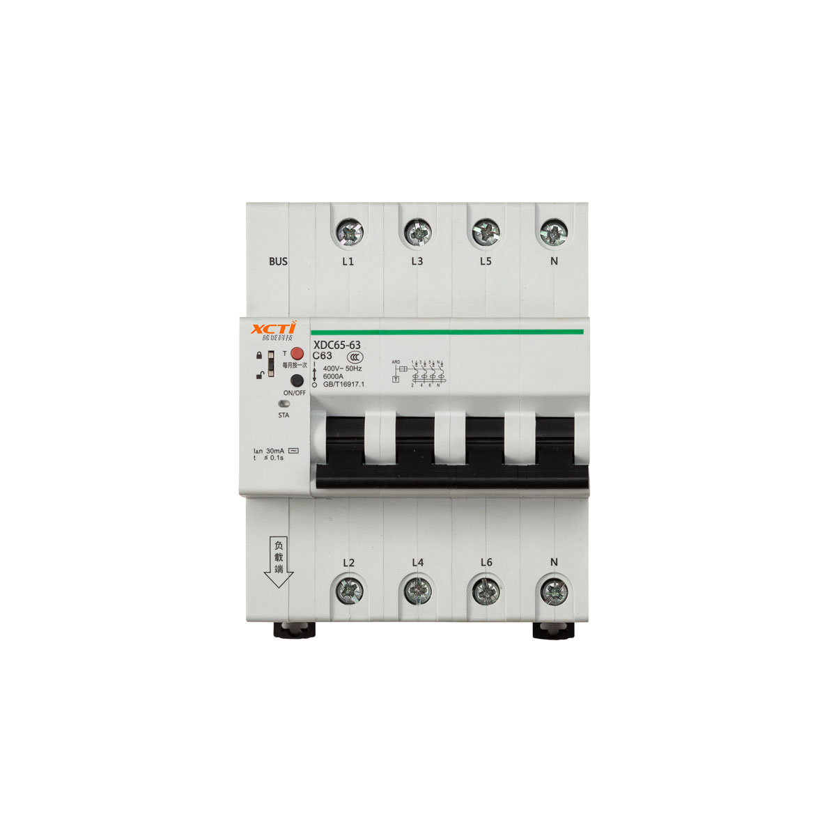 XDC65-63/4P系列物联网漏电型断路器