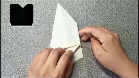 手工折纸,猫猫背影,一起来这一个猫猫教主吧