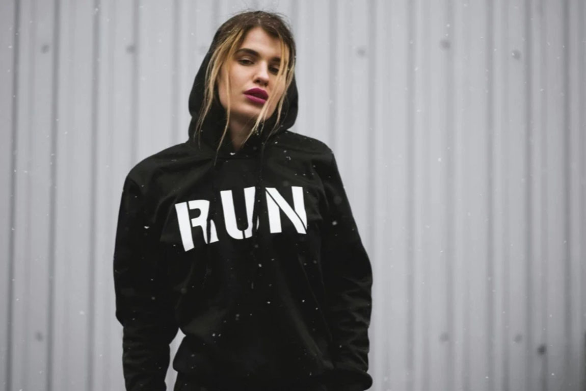 Woman-Wearing-Black-and-White-Run-printed-Pullover-Hoodie-1.webp.jpg