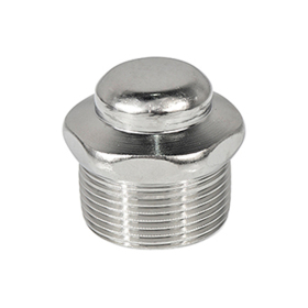 不銹鋼雙卡壓外絲堵頭