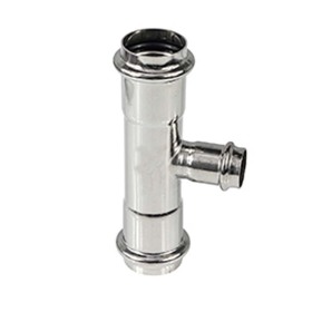 不銹鋼雙卡壓異徑三通