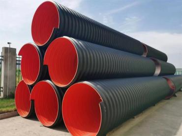 鋼帶與孔網(wǎng)鋼帶雙骨架增強(qiáng)高密度聚乙烯鋼塑纏繞管