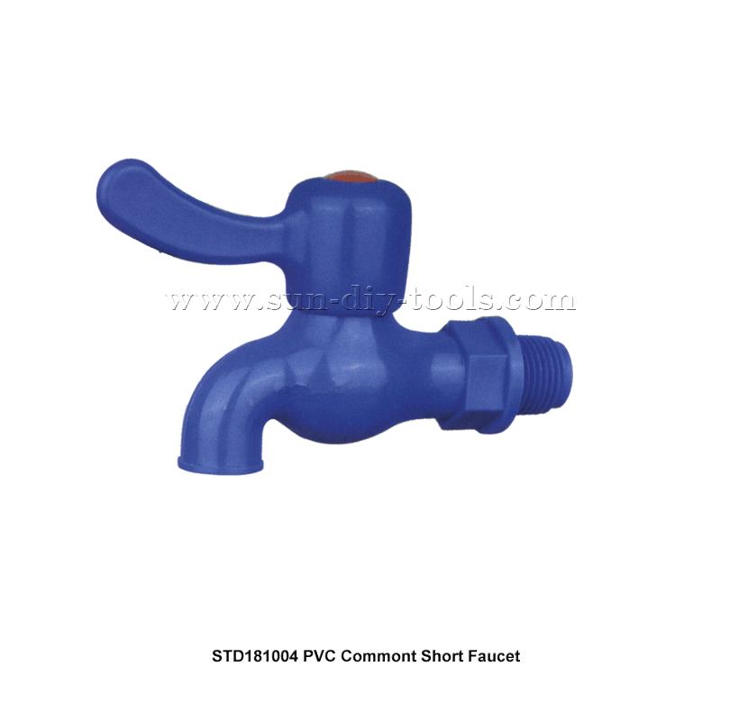 Blue Color PVC Common Short Faucet1.gif