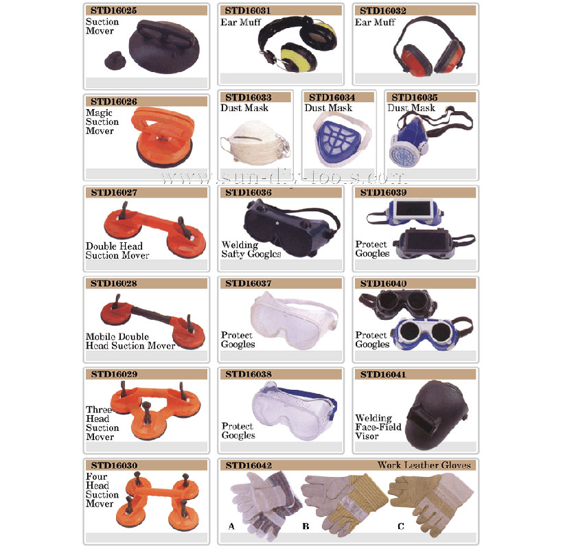 168 Suction Mover��Ear Muff��Dust Mask��Safty Googles��Face-Field Visor��Working Gloves1.jpg
