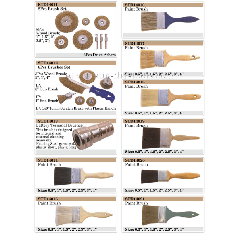 150 Steel Wire Brushes Set��Battery Terminal Brushes��Paint Brushes1.jpg