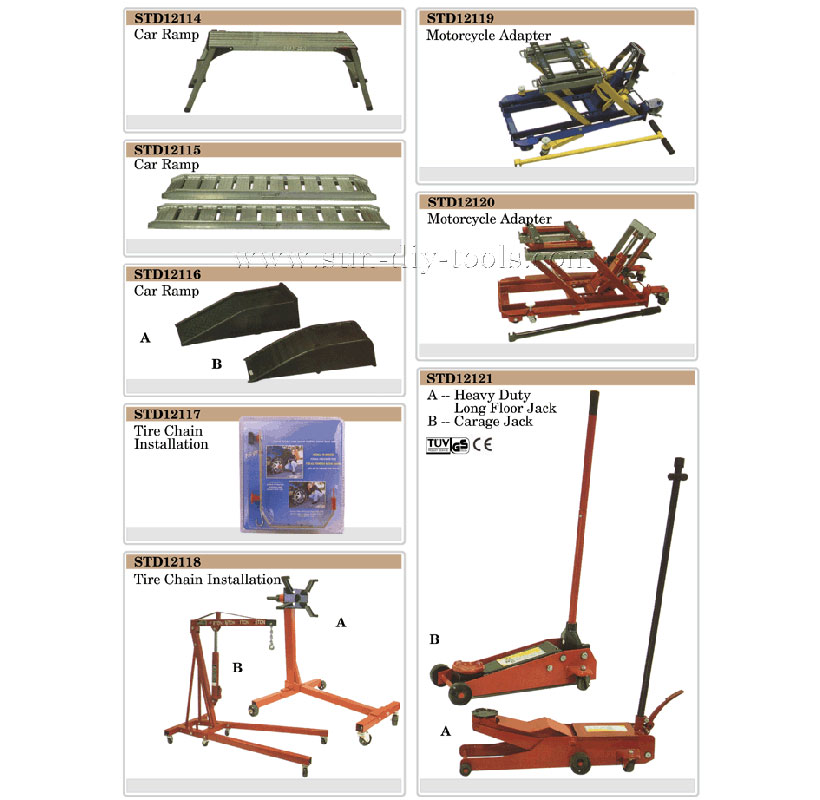 139 Car Ramp��Motorcycle Adapter��Tire Chain Installation��Long Floor Jack��Carage Jack1.jpg