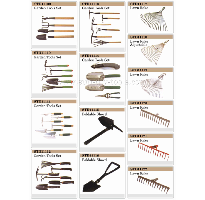 127 Garden Tools Set��Foldable Shovels��Lawn Rakes1.jpg