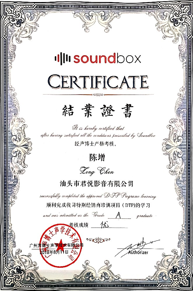 SOUNDBOXѧѵҵ֤飨