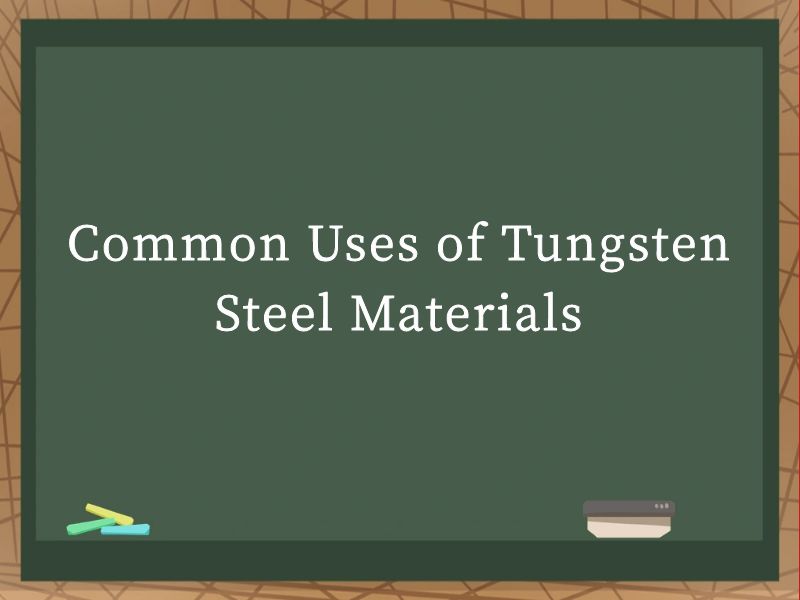 Common Uses of Tungsten Steel Materials
