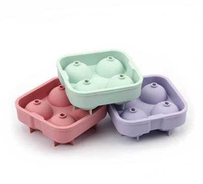 Silicone ice tray 4 cavity