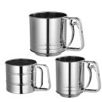 Stainless steel flour sifter