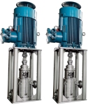Vertical in-line multi-stage pump