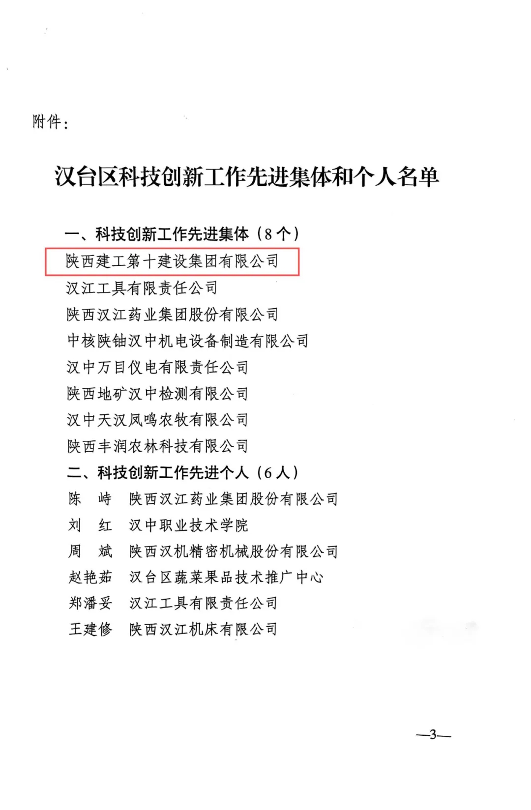 創(chuàng)新驅(qū)動(dòng)發(fā)展|陜建十建集團(tuán)榮獲科技創(chuàng)新工作先進(jìn)集體稱號(hào)！
