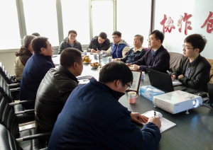 与北京科技大学老师交流照片
