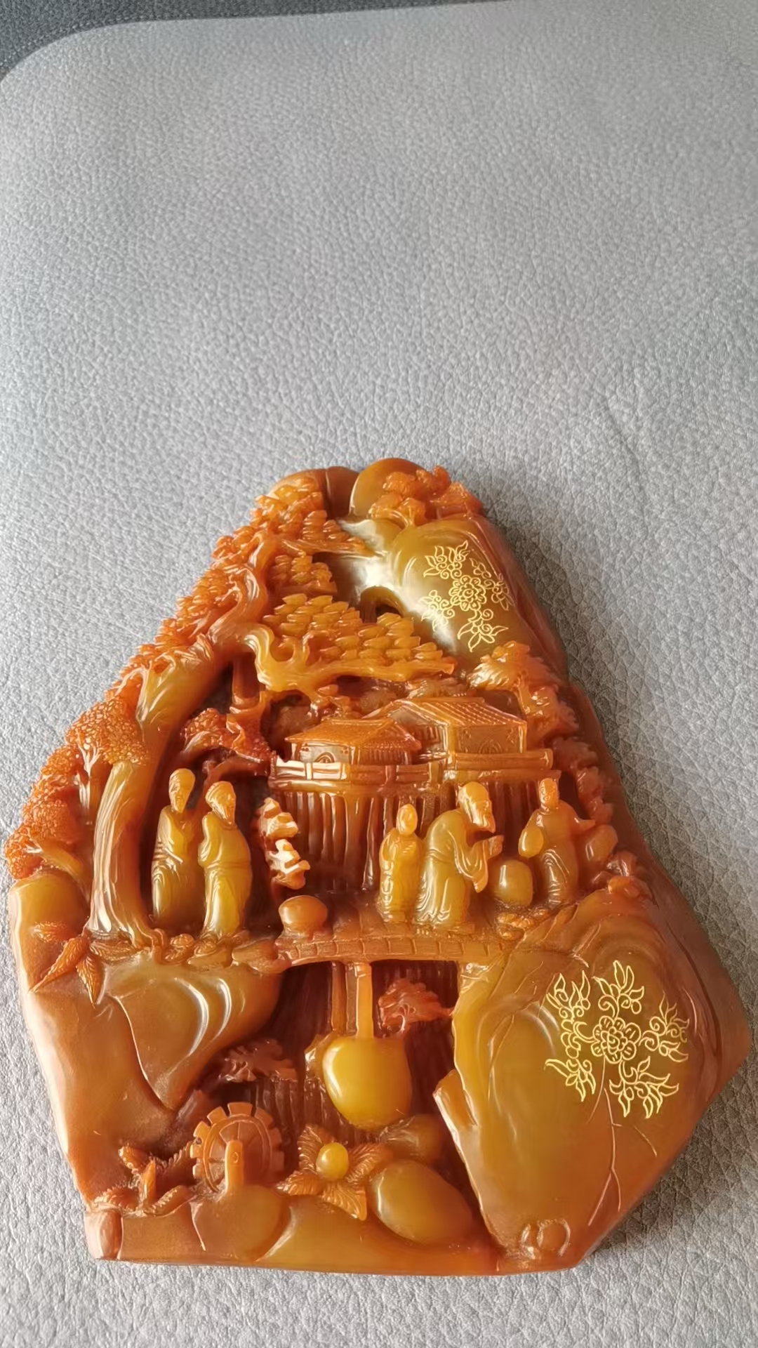 寿山田黄石雕山子摆件_雅春民藏艺术品交易中心