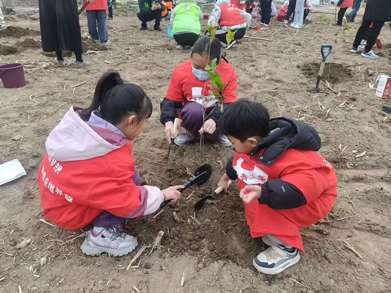 龙口市“种下一棵树·传承雷锋心”植树节公益活动
