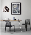 Cheap Price Outdoor Furniture Stackable Cafe PP Plastic Dining Chair Plastic Chair for Events