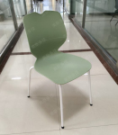 Stackable Hole Back Polypropylene Plastic Dining Chair Restaurant Pp Chair Outdoor Garden Balcony Chair