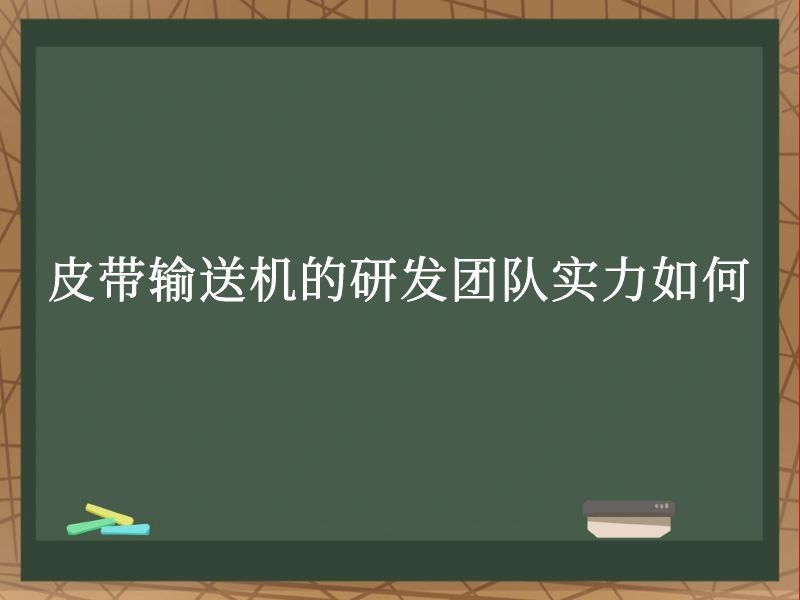 皮带输送机的研发团队实力如何 皮带输送机的研发团队实力如何