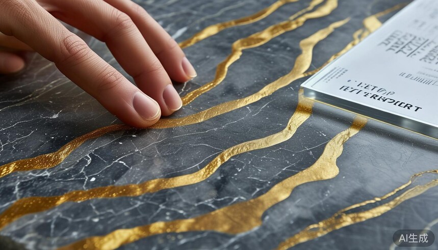 大理石的光泽度怎样恢复_金丝绒大理石的柔光技术如何呵护视觉并减少光污染_大理石柔光砖效果图