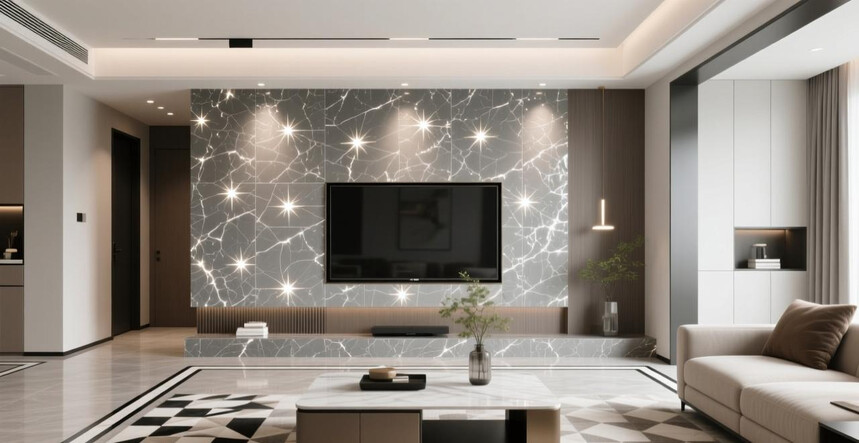 星光石瓷砖是什么材质_星光石系列瓷砖适合局部点缀还是大面积铺贴?不同应用场景的设计方案_星光石瓷砖好不好