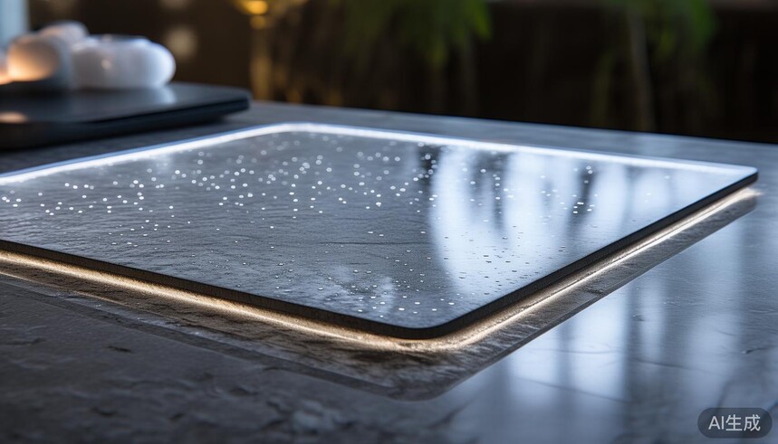 绒抛星耀石瓷砖的反射特性:如何为空间增添低调的轻奢光泽?_瓷砖反射系数_瓷砖的反射率和光泽度