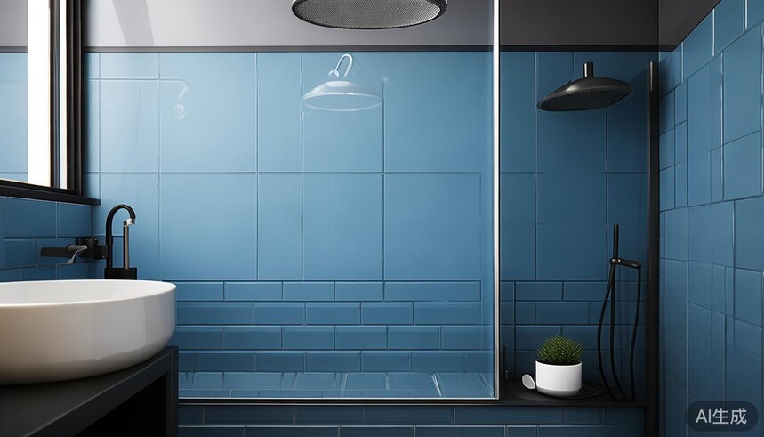 清雅素色系列色彩心理学应用:不同房间如何选择适合的素色瓷砖?_素色砖怎么样_素色瓷砖装修效果