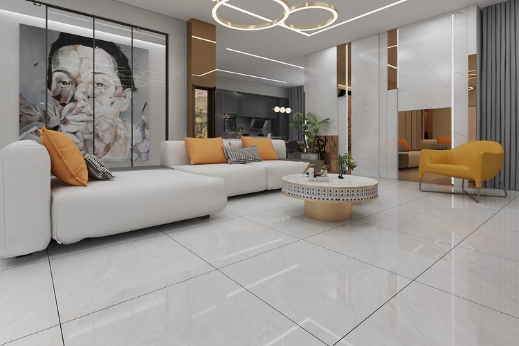 装修客厅板材_750x1500MM 超耐磨通体中板 小户型客厅 中板轻便 施工后空间通透感提升_客厅装修板材材料