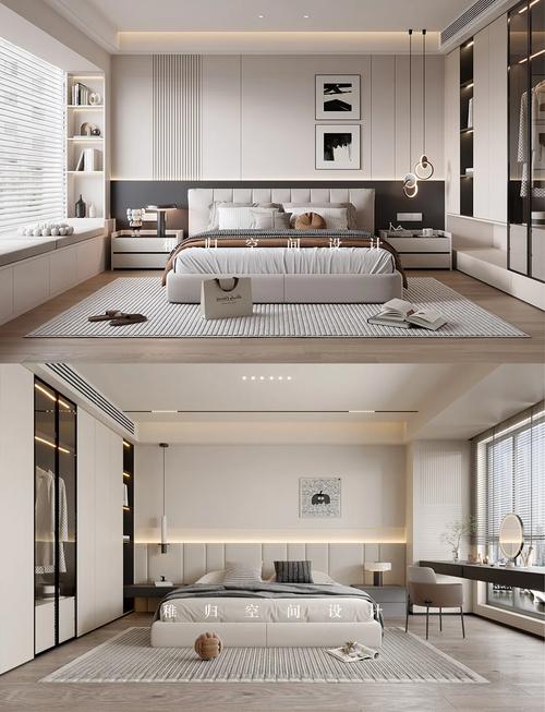 素色瓷砖的优势_卧室素色墙布装修效果图_天鹅绒系列 600x1200MM 素色瓷砖 现代简约卧室 素色百搭 施工后软装色彩选择