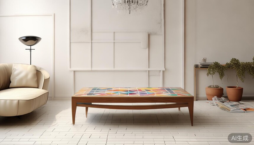 孟菲斯风格装修适合用什么瓷砖?色彩鲜艳的花砖和几何纹理瓷砖如何搭配才不杂乱?_怎样去了解瓷砖的纹理和颜色_瓷砖纹理及色彩讲解