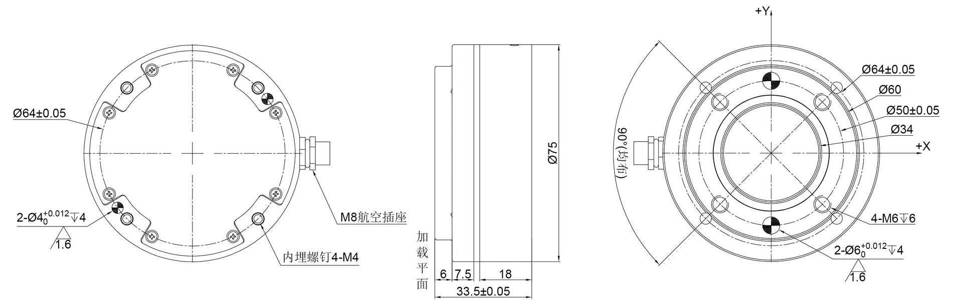 ͨ����ά������������75mm��PLTB-D75