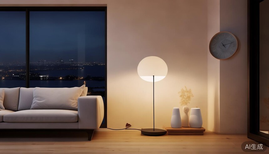 “月光岩”与智能照明系统的联动,打造可变幻的家庭光影艺术。_光照智能照明_光影照明照