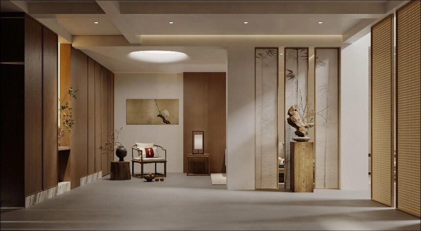 “月光岩”系列的清冷美学:为空间注入一丝朦胧而优雅的月光气息。_月光朦胧是什么短语_描写月光朦胧美的诗句